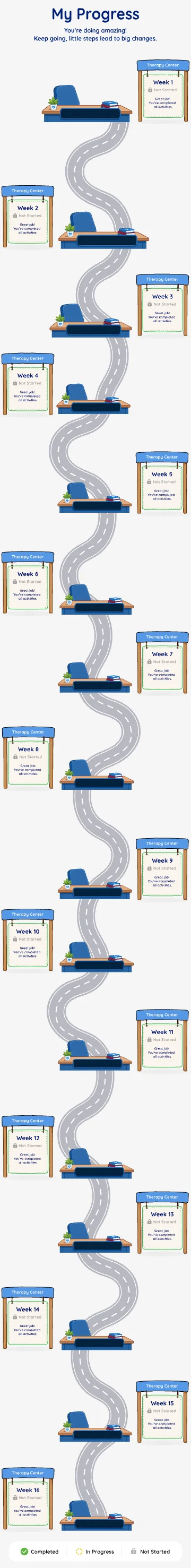 Sixteen weeks. One journey. animation preview