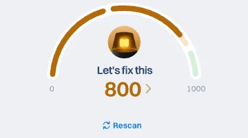 A safety score that responds animation preview